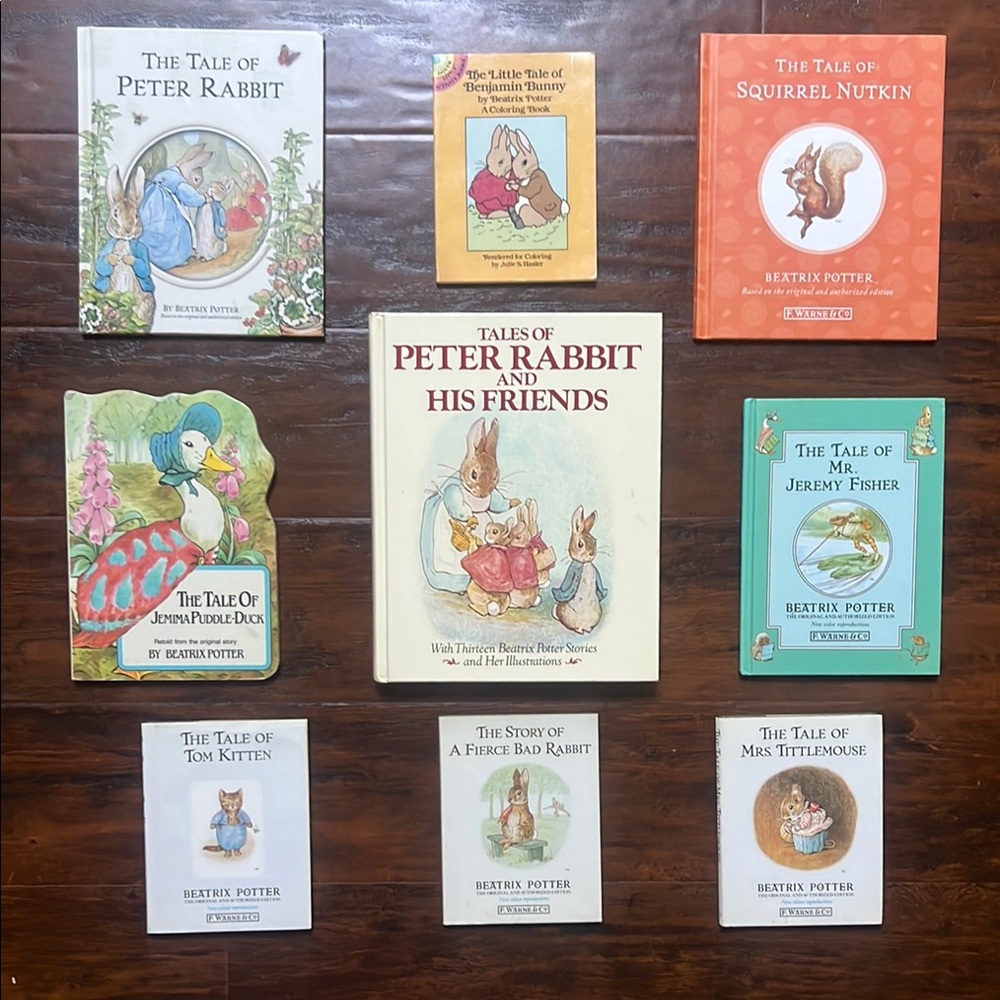 9 Children's Books Written and Illustrated by Beatrix Potter